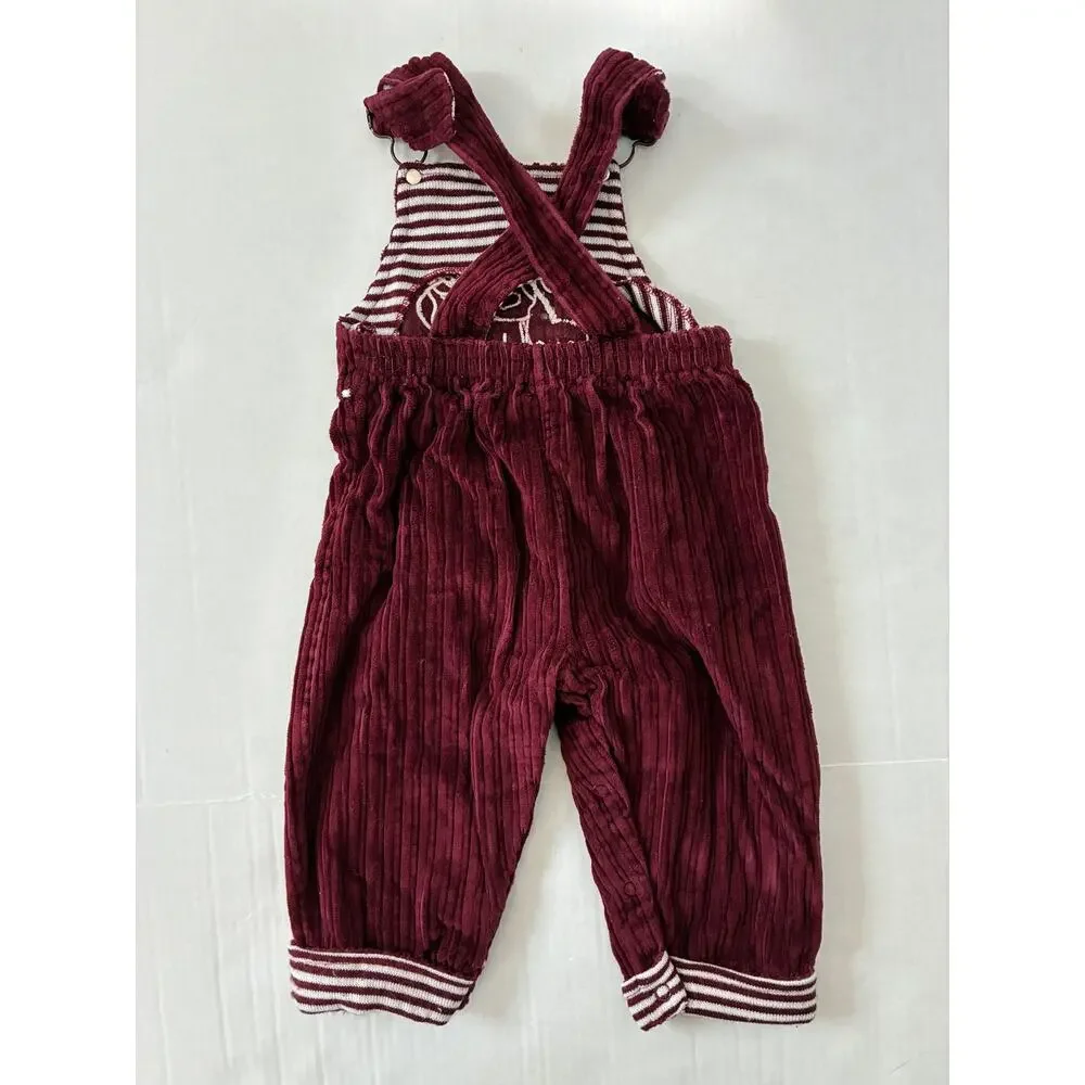 no brand corduroy overalls